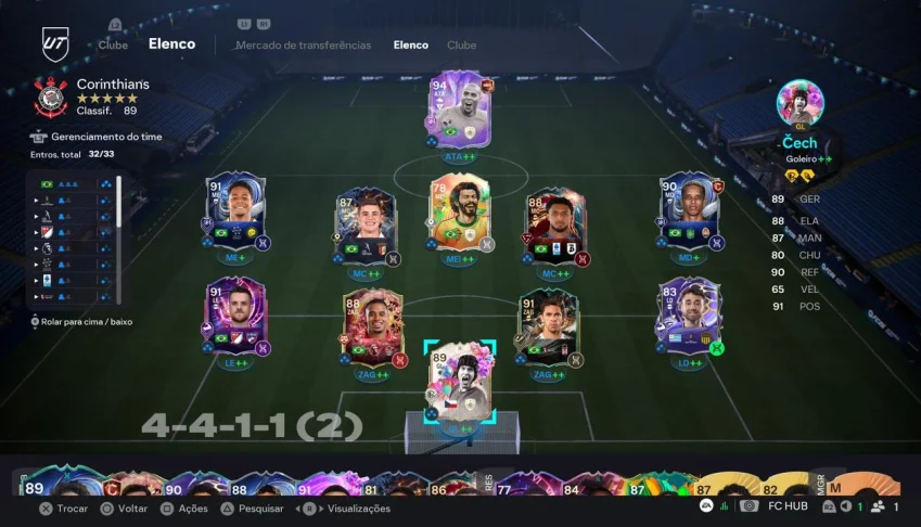 CONTA EA FC 26 Corinthians com R9 94, 600K / PS5