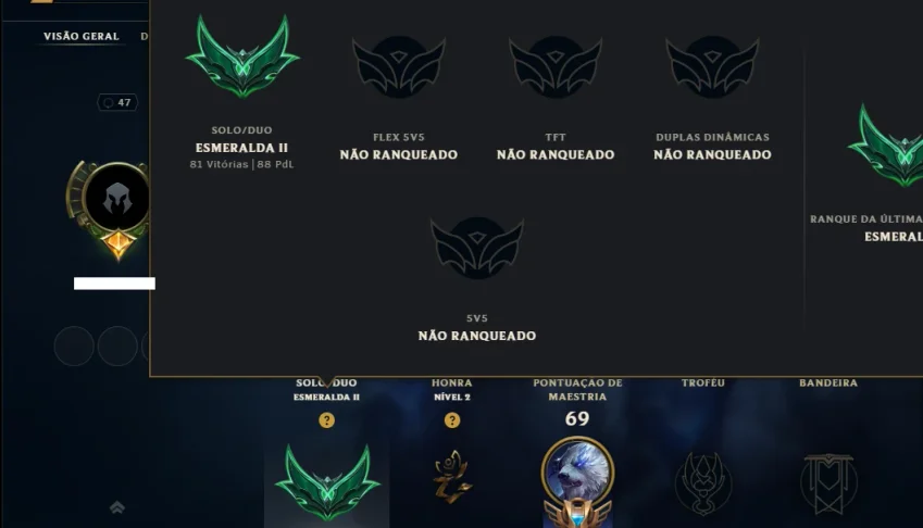 Esmeralda 2 com 50 Champs e 46 Skins