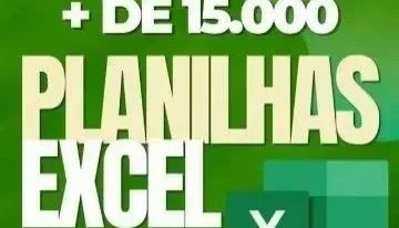 Mega Pack Excel Com +15.000 Planilhas Prontas