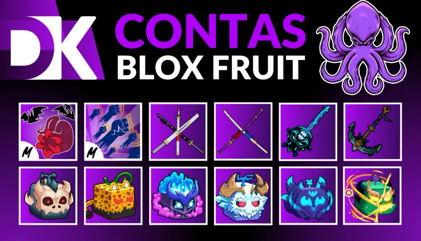 [100% Segura Sem Redifiniçao]Contas Roblox Blox Fruitsraça V