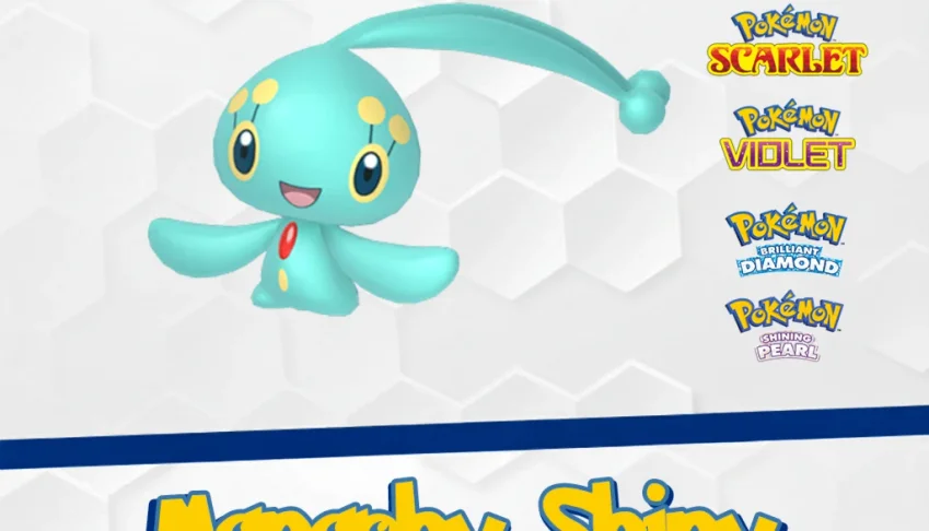 Manaphy Shiny 6IVs - Pokemon Scarlet Violet Diamond Pearl