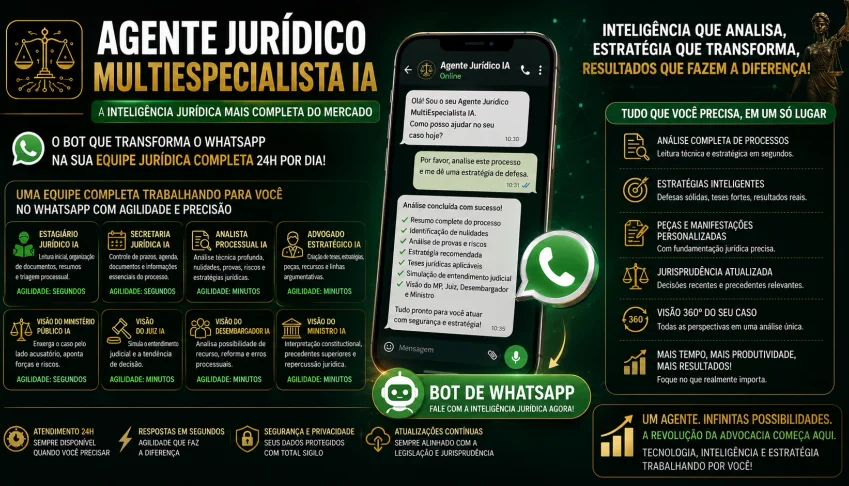 Assessor  Jurídico Multiespecialista Ia Para Advogados