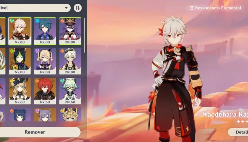 Conta de Genshin AR55 + 5 e 4 estrelas