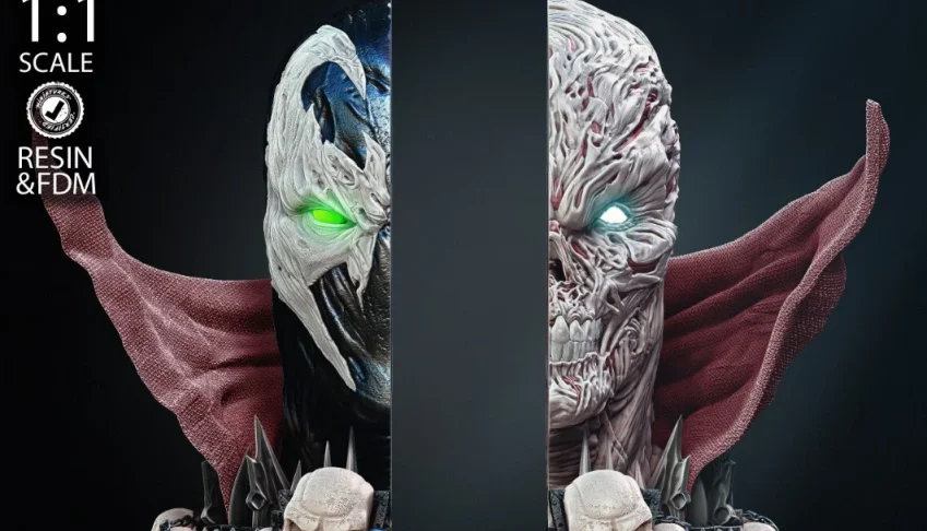 Spawn Book Holder Bust 3D STL