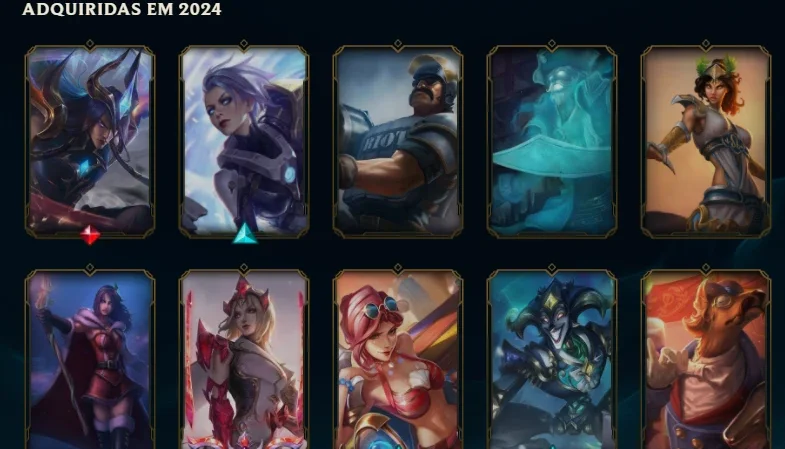 Conta League Of Legends 850+ Com Skins Raras