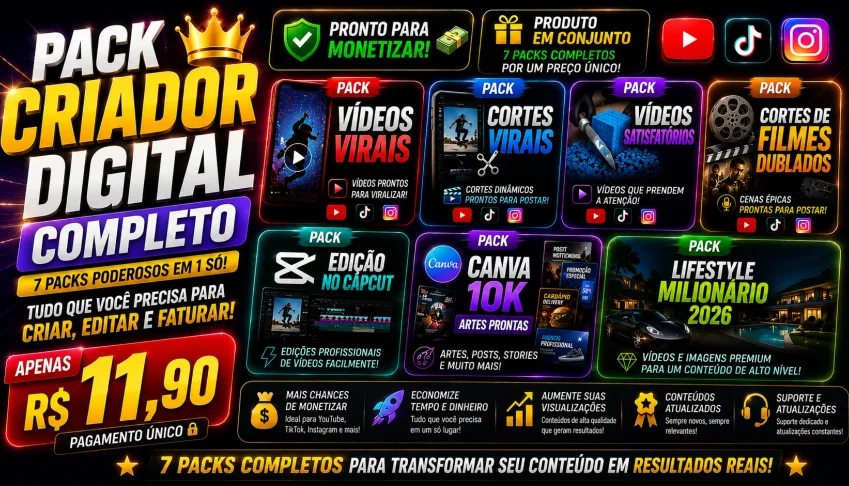 Pack - Criador Digital Completo