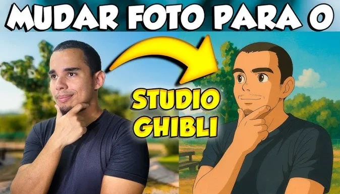 Criar imagens estilo ghibli