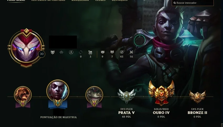 Conta Ouro IV Borda Ouro S6