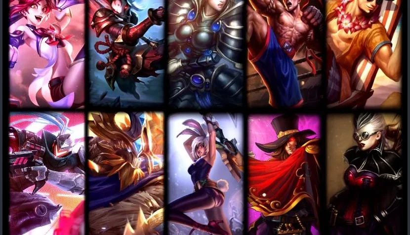 Conta league of legends OURO 3 55 champs.