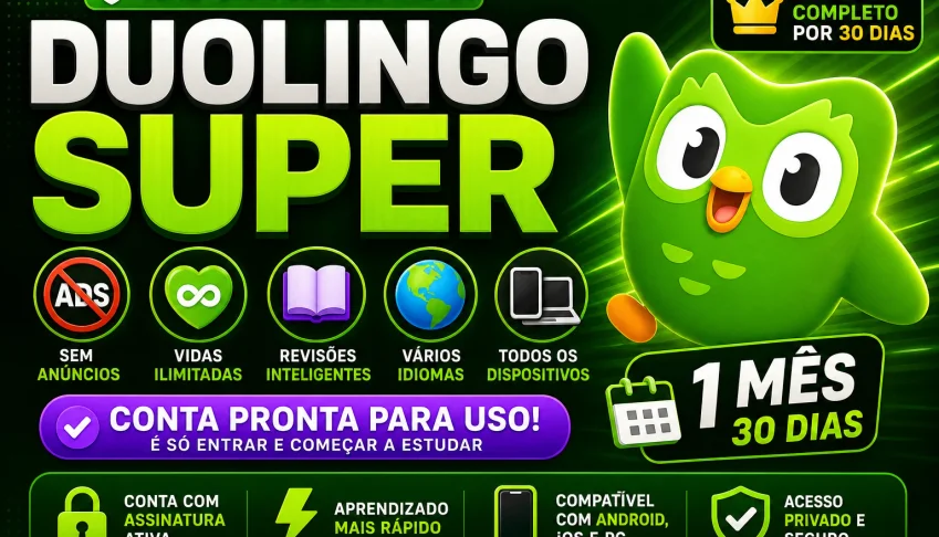 Duolingo Super 30 Dias