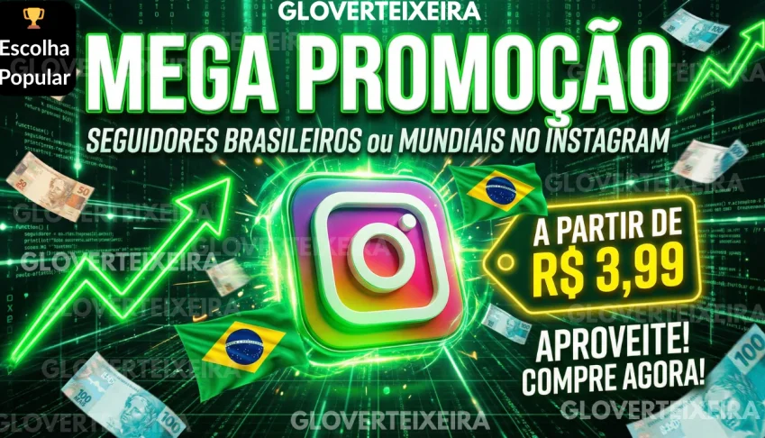 [Promoção] Seguidores Instagram Apartir de R$ 3,99 | 24h ON