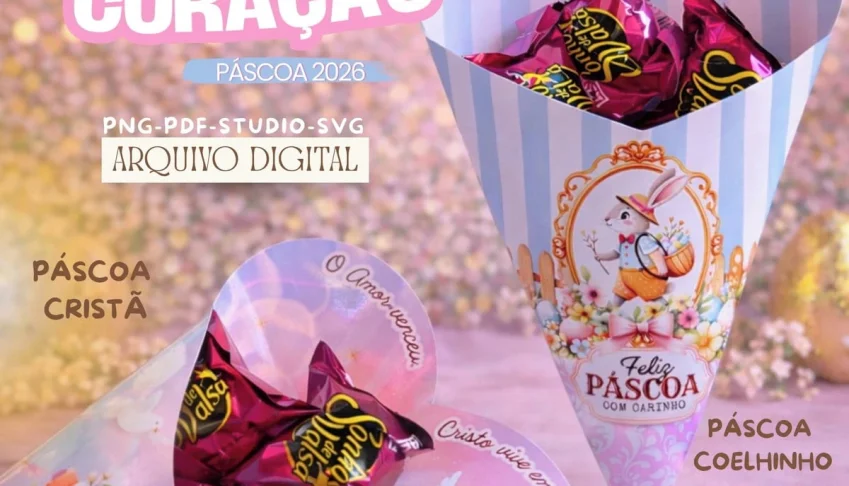 Arquivo Digital de Buquê Coração Páscoa 2026