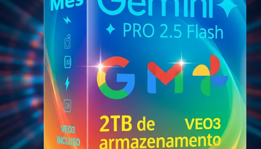 Gemini + Veo3 2.5 Pro (Exclusivo 1 Mês)