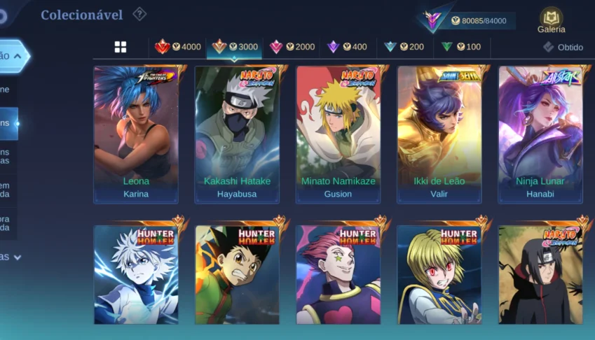 Conta mobile legends