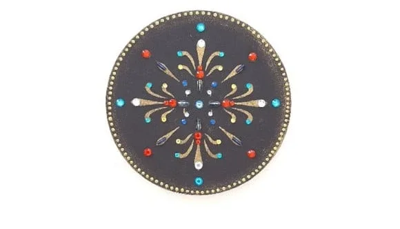 Mandala Indiana Preta