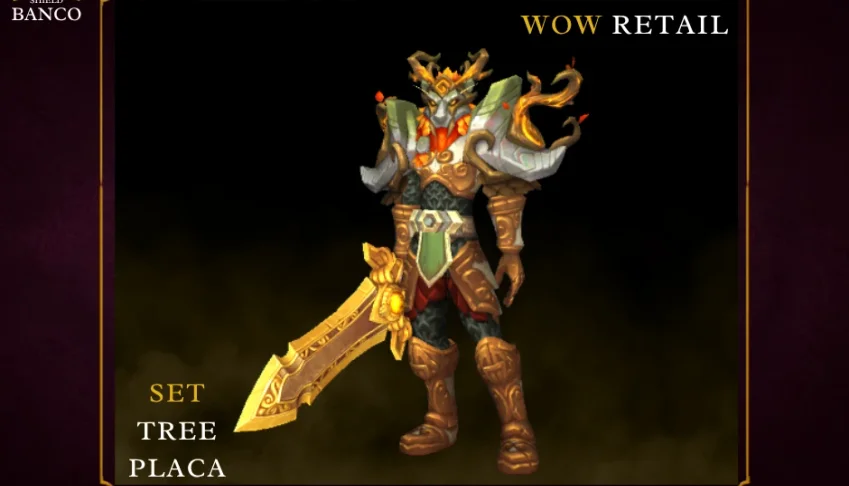 World of Warcraft - Transmog de armadura de PLACA