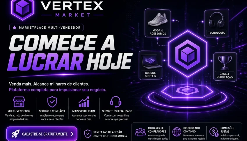 Vertex Market – O Marketplace Pronto para Lucrar