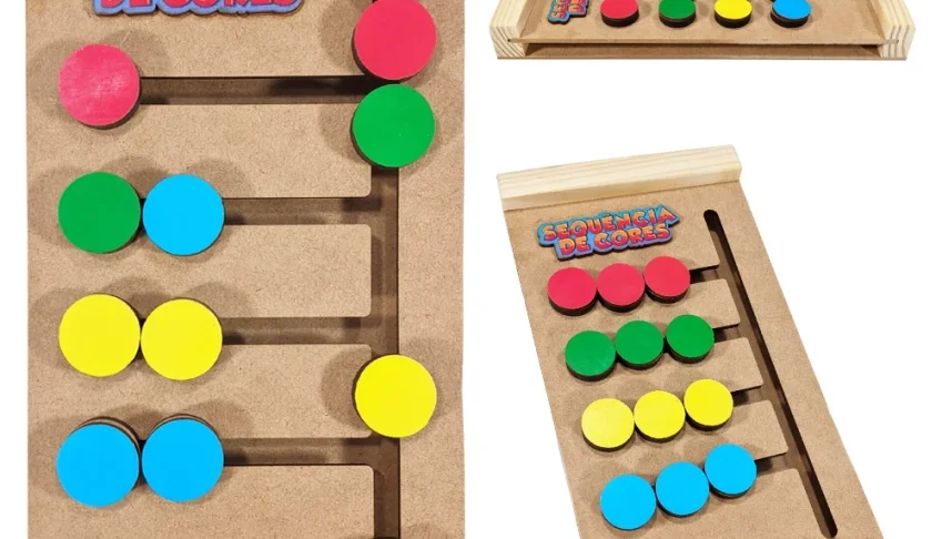 Brinquedo Educativo de Madeira Personalizado