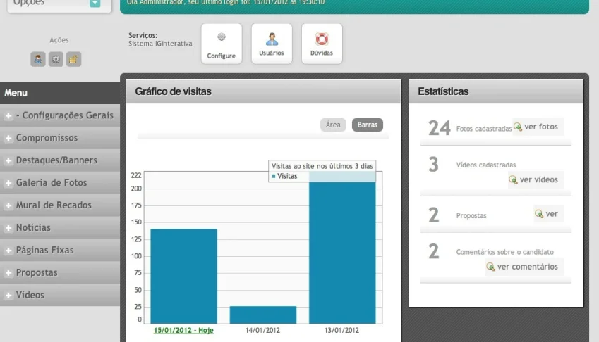 Site Php Para Políticos