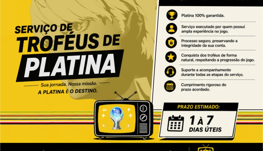 Playstation | Serviço de Troféus de Platina.
