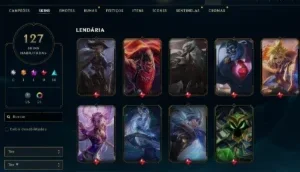 Conta Lol Lv 351, 127 SKINS