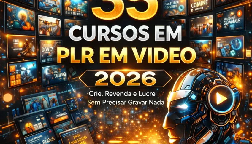 35 cursos em PLR em VIDEO