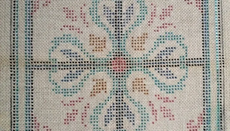 Tela para bordar em juta TJ-101 - 60 x 57 cm