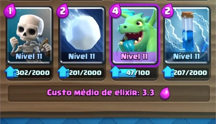 Conta level 11 1000gemas 11000moedas