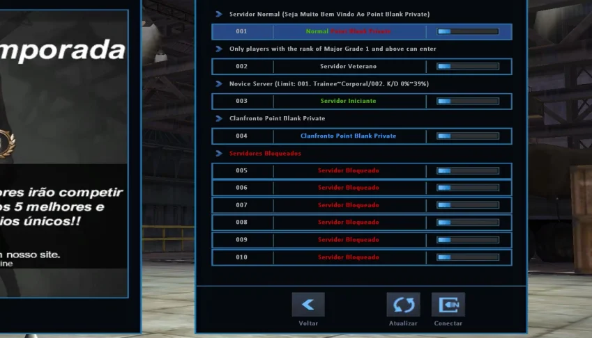 Servidor de PointBlank 100% Funcional/Traduzido