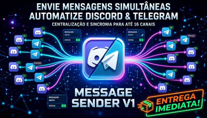 Discord/Telegram Message Sender