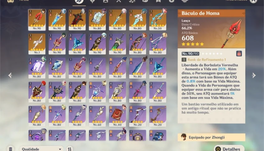 Conta Genshin Ar57 7personagens5* 8armas5* *5* Garantido