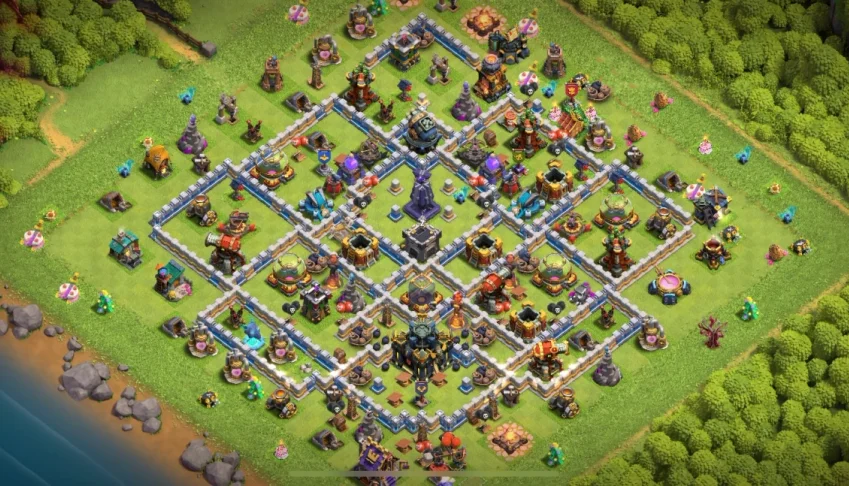 🏰 Conta Clash of Clans — CV17 Full Acesso (Rushadinho)