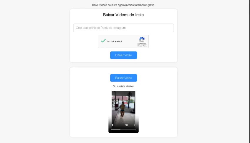 Script para baixar videos do insta