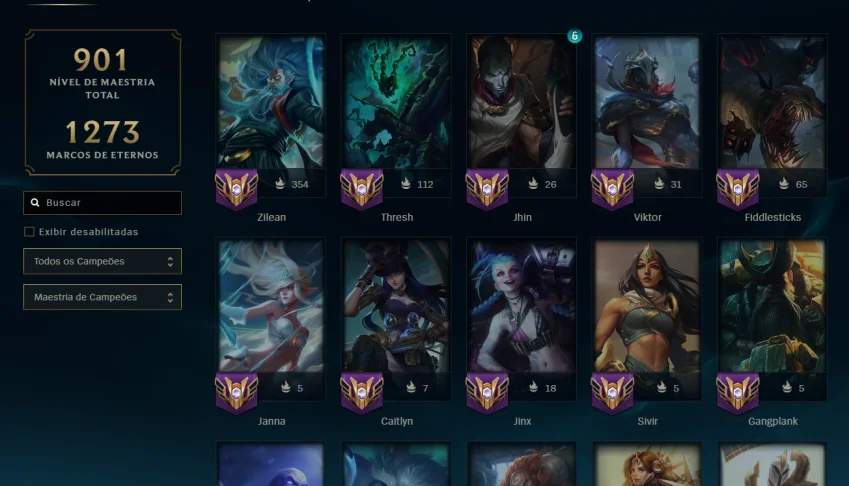 Conta Plat III, +25PDL por vit. 351 Skins