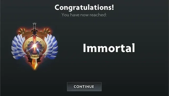 Conta Imortal Dota 2