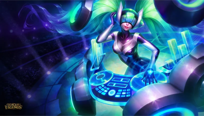 conta de league of legends com skin ultimate da DJ sona