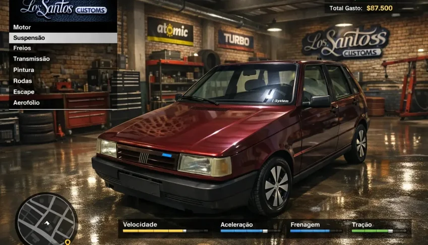 Seu carro no cenário de need for speed