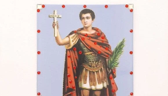 Quadrinho Azulejo Santo Expedito