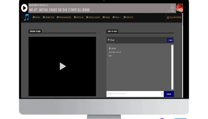 Script Site Pronto Rádio Online Em Php Com Painel Admin