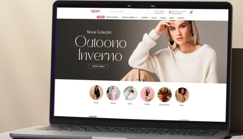 Loja Virtual Modas Glow - wordpress + Elementor