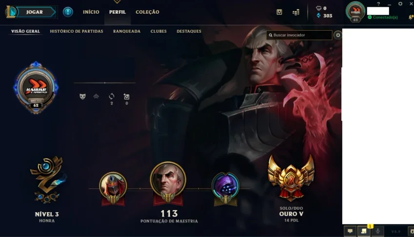 Conta lvl63 Gold V 31 campeões (Com varios junglers)