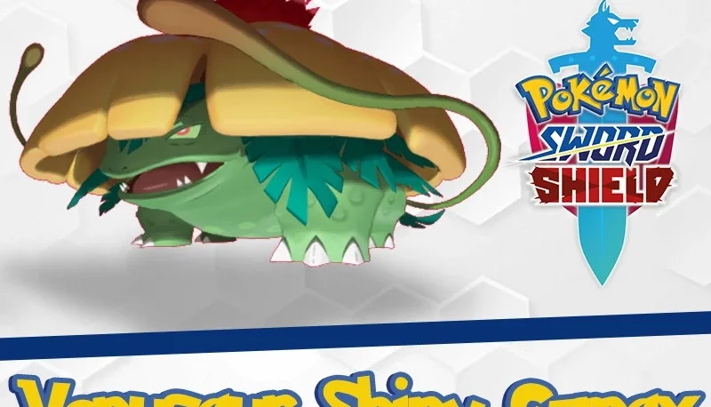 Venusaur Shiny Gigantamax 6IVs - Pokémon Sword e Shield
