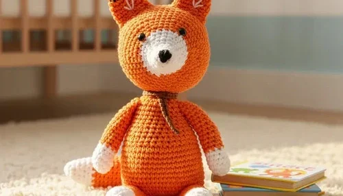 Raposa Pai Amigurumi