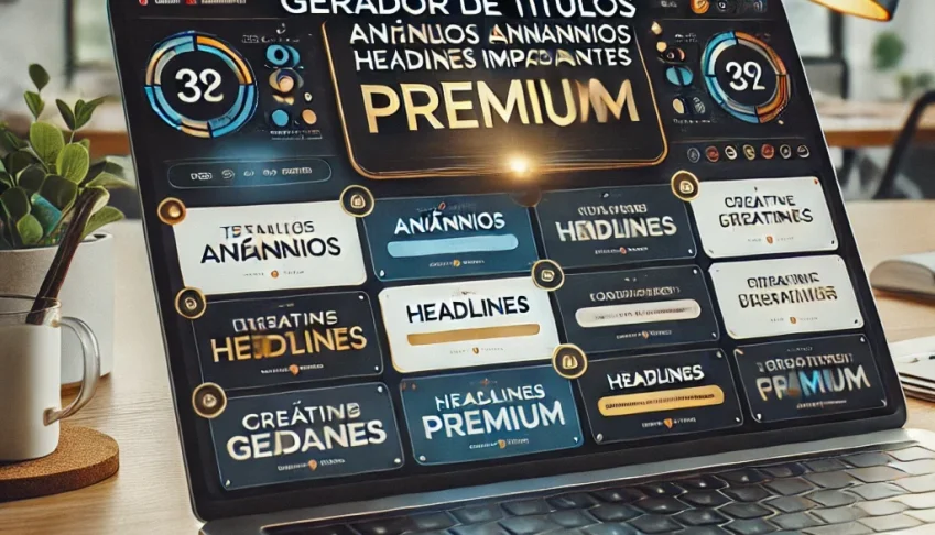 Gerador de Títulos Anúncios Headlines Impactantes Premium