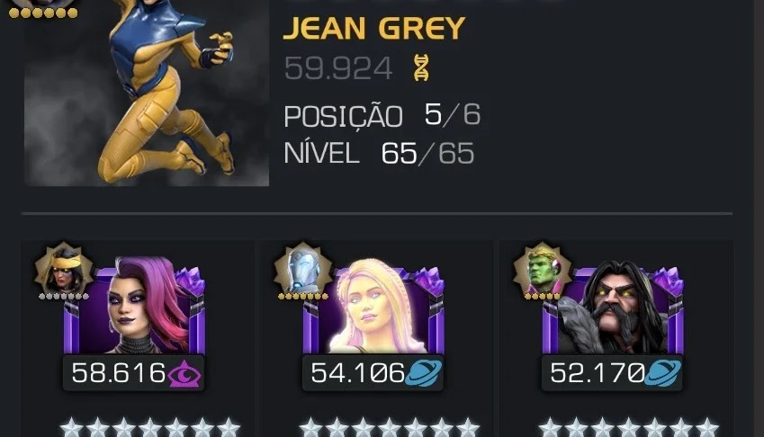 Conta Marvel torneio de campeões