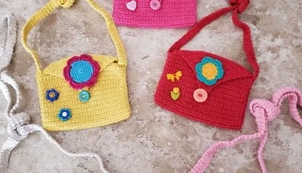Bolsa Infantil em Crochê