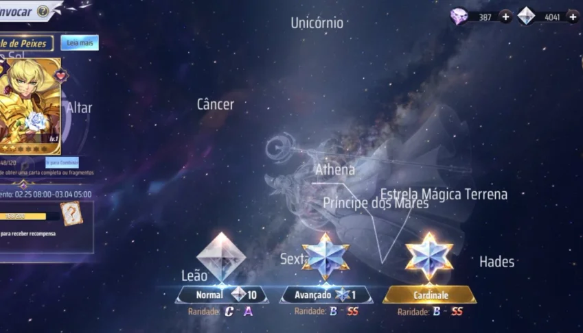 Saint Seiya conta mixer 8 com 700 gemas no A118 conta top