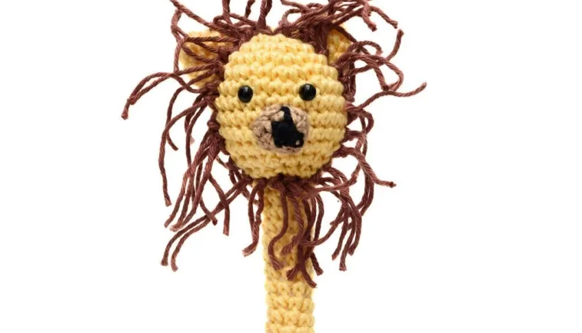 Leãozinho para newborn em Amigurumi