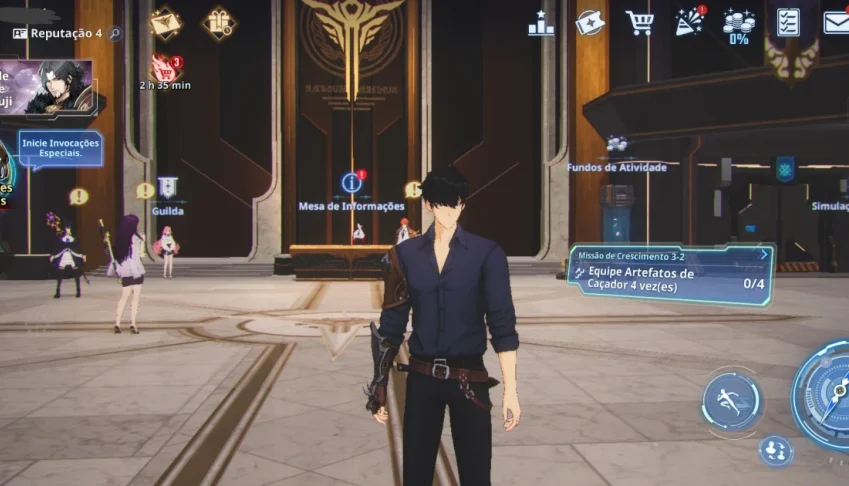 Conta Solo Leveling Mobile LEV 35