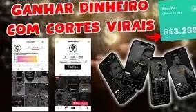 Ganhe Dinheiro com Cortes Virais tiktok kwai etc.....